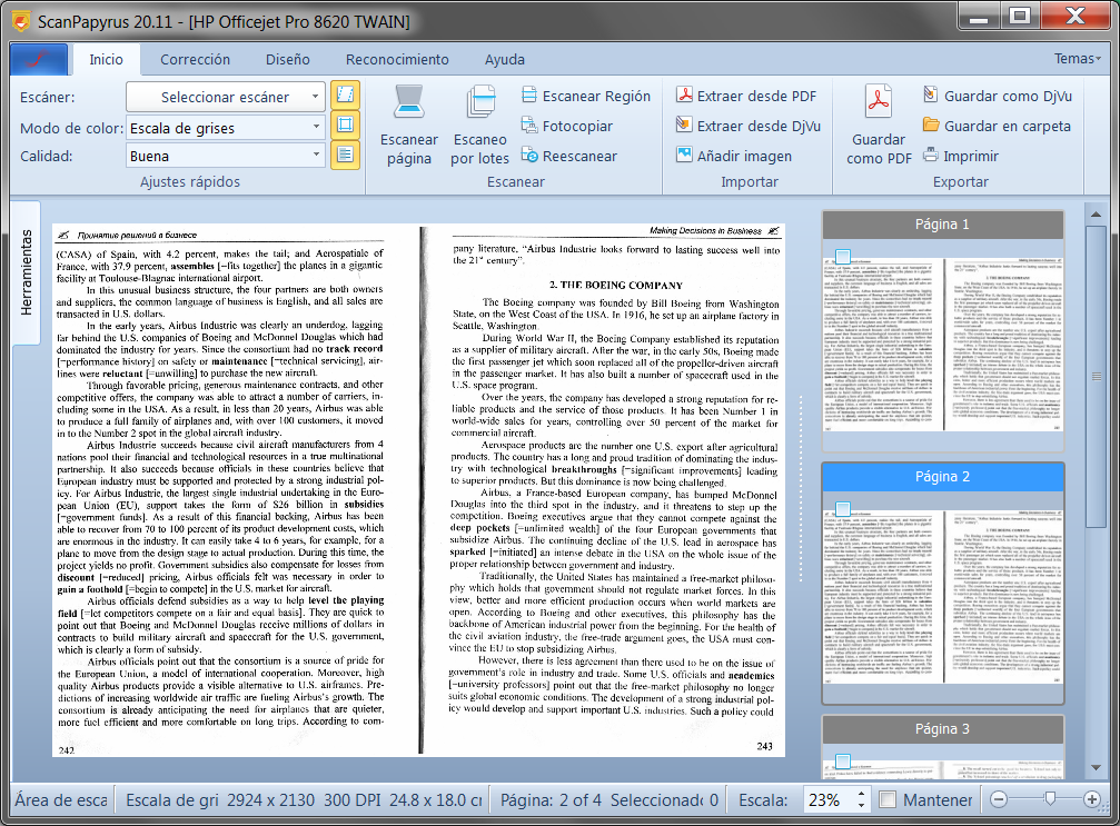 de madera Maryanne Jones loco ScanPapyrus: Escaneo de documentos o libros a PDF, DjVu, JPG/JPEG, TIFF