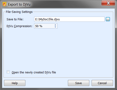 djvu to pdf small size